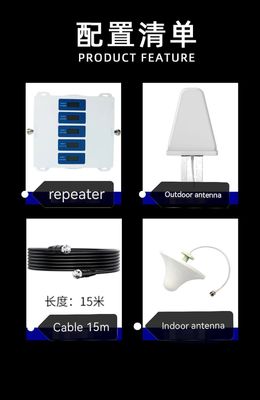800/900/1800/2100/2600MHz N Repetidor de sinal feminino RPT-08002600-X5 para melhor cobertura