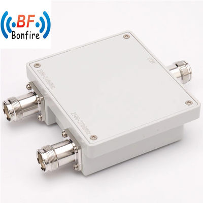 4.3-10 F Interface Dual-Band Low Pim Combiner 380-960 1710-2700MHz Cobertura de dupla banda