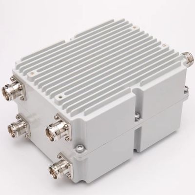 Combinador de Pim Baixo de Banda Dupla 617-2690MHz 3300-3800MHz 4.3-10-F DIN-F Vermelho IP65 interior/exterior