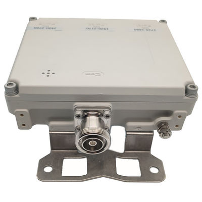Combinador IP65 de três bandas interno/exterior 1710-1880/1920-2170/2300-2700MHz 4.3-10-F DIN-F