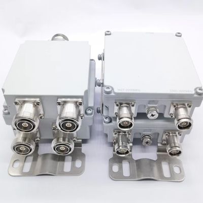 Combinador de RF DIN-F para interiores e exteriores IP65 698-2700MHz 4.3-10-F com embalagem compacta