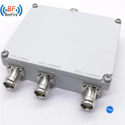 HL-0727-31 62 7701 3301 Combinador tri-banda de baixo PIM RF Triplexer para projetos Ibs/Das
