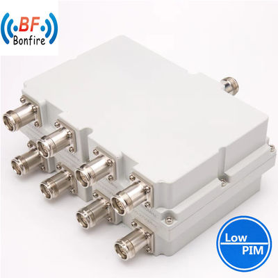 4.3-10 F DIN-F Interface RF Triplexer Triple Band Combiner 380-2700MHz Cinza/Vermelho/Negro