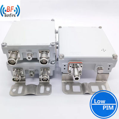 Combinador duplexer de unidade única de RF cinza 1710-1880/1920-2690MHz 7/16DIN Conector feminino