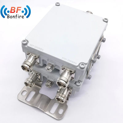 Dual-Band 1710-2170MHz 2300-2690MHz DIN Twin-Duplexer Feminino para entrega geral do projeto