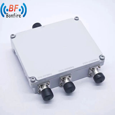 VHF UHF Diplexer 1710-2170MHz 2300-2690MHz RF Low Pim Duplexer Dual-Band Combiner N Tipo feminino