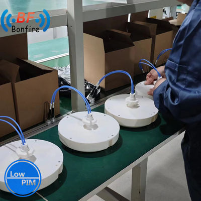 Antenna Log-Periódica 5G LTE branca para aplicações de microondas
