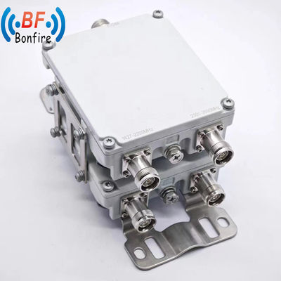 Interface fêmea 4.3-10 F do combinador SMB da Triple-Banda de Triplexer 2300-2700MHz RF/DIN-F/DIN F