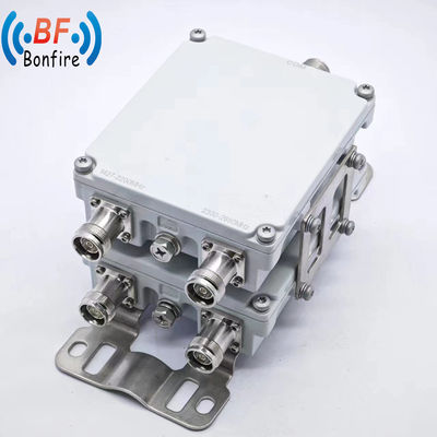 1710-1880/1920-2170/2300-2700MHz RF Triplexer 5g Tri Band Combiner 4.3-10 Tipo feminino