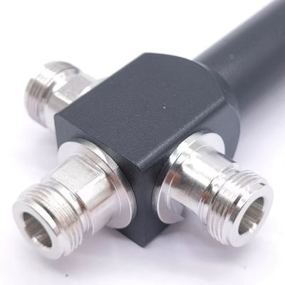 Splitter de alta potência 698-4000MHz N F em Ultra Wideband cinza 2/3/4 Way Low Pim Reactive