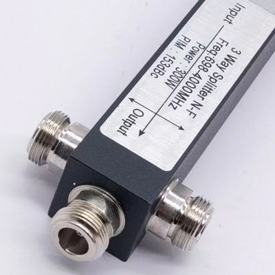Splitter de alta potência 698-4000MHz N F em Ultra Wideband cinza 2/3/4 Way Low Pim Reactive