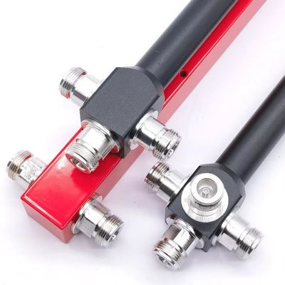 Splitter de alta potência 698-4000MHz N F em Ultra Wideband cinza 2/3/4 Way Low Pim Reactive
