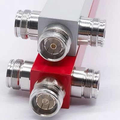 GFQ-0740-X7701 Ultra Wideband 2/3/4 Way Low Pim Reativo Splitter de Alta Potência 698-4000MHz 4.3-10 F