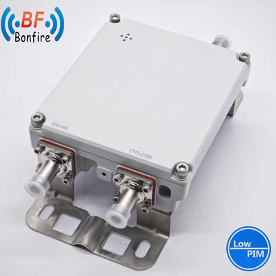 HLQ-XXXXX Duplexor combinador de banda dupla 1710-2170MHz 2300-2690MHz com proteção IP65