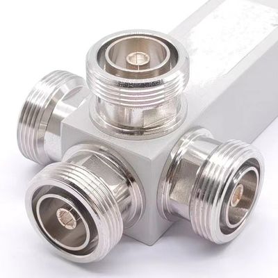 Ultra Wideband 2/3/4 Way Low Pim Reactive High Power Splitter com interface DIN-F