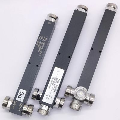 617-4000MHz DIN F 2/3/4 Way Low Pim Reactive High Power Splitter Das para IP65 ao ar livre