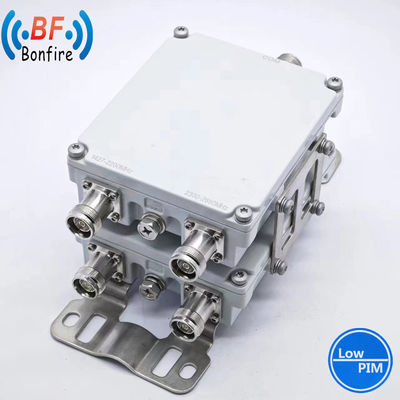 1710-2170MHz 2300-2690MHz Triplexer Frequência de rádio Tribanda RF Combinador de Pim Baixo SMA Feminino