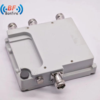 4X4 Low Pim 1710-1880 1920-2170 2300-2400 2500-2700MHz com N 4.3-10 DIN Conector Cinza