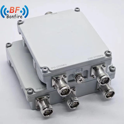 Twin Diplexer 1710-1880 1920-2170 2300-2400 2500-2700MHz Triplexer com compatibilidade Aisg
