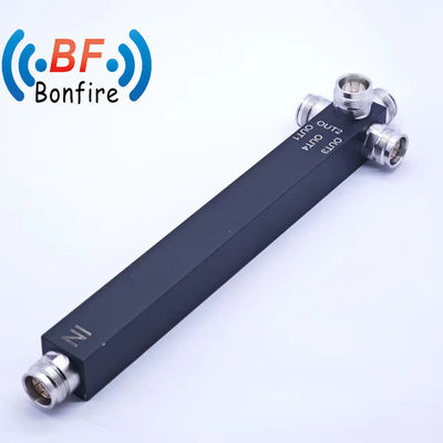 IP65 Low Pim RF 4 Way Reactive Power Splitter Divider com excelente desempenho PIM