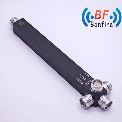 IP65 Low Pim RF 4 Way Reactive Power Splitter Divider com excelente desempenho PIM