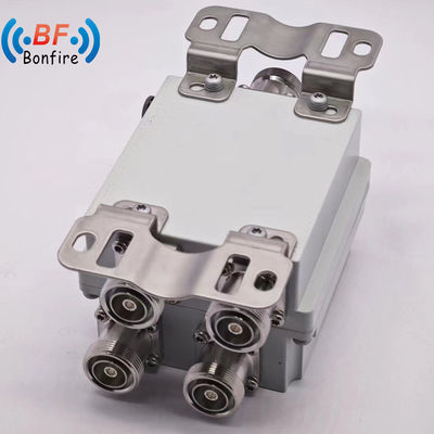 1710-2170MHz 2300-2700MHz Triplexer com Low Pim -160dbc RF Diplexer e 4.3-10-F Conector