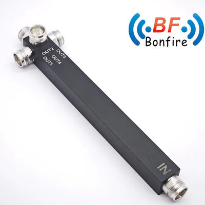 IP65 4 Way Reactive Power Splitter com conector 4.3-10 698-3800MHz