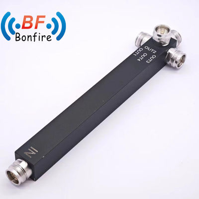 IP65 4 Way Reactive Power Splitter com conector 4.3-10 698-3800MHz