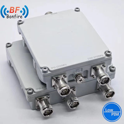 Triplexer RF Diplexer Combiner para Bts Ibs Das 1710-1880 1920-2170 2300-2400 2500-2700MHz Baixo Vswr