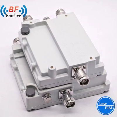 Triplexer RF Diplexer Combiner para Bts Ibs Das 1710-1880 1920-2170 2300-2400 2500-2700MHz Baixo Vswr