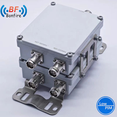 RF Triplexer Diplexer Combiner 1710-1880 1920-2170 2300-2400 2500-2700MHz Único 4.3-10f -160 Dbc IP67