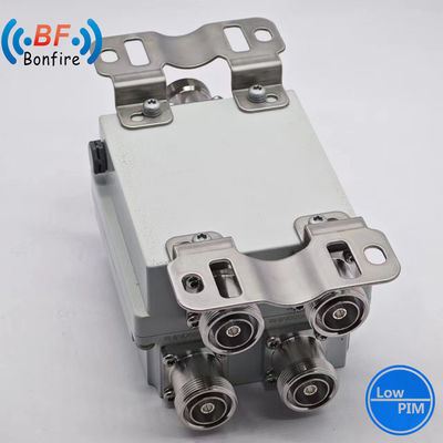 Triplexer RF Diplexer Combinador de banda hexagonal exterior com conector feminino DIN -153dbc