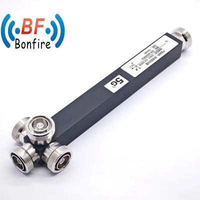 2400-6000MHz Low Pim -160dbc 2X43dBm 4 Way RF Power Splitter para IP65 interior/exterior