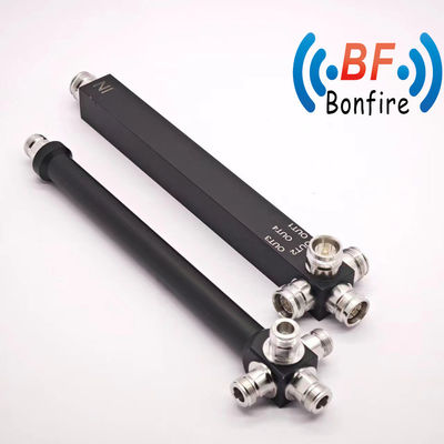 IP65 interior/exterior 2400-6000MHz Low Pim 4 Way RF Power Splitter para fácil instalação