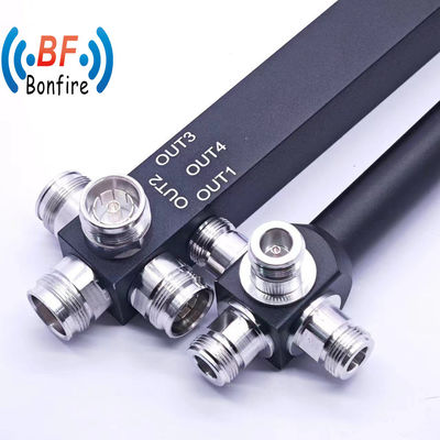 Splitter de potência reativa de banda larga de alta potência de 2 vias personalizado 2400-6000MHz NF Cinza/vermelho