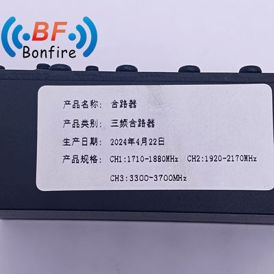 HLQ-XXXXX Tri-Band Combiner 1710-1880 1920-2170 3300-3700MHz com 4.3-10-F DIN-F N-F