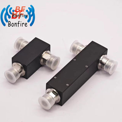 N-F/4.3-10-F/DIN-F Interface Divididor de potência de 2 vias para 617-4000 MHz Sew Below Data Table