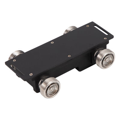 Acoplador híbrido 2 em 2 de 698-4000MHz DIN-F para combinação de sinal de ampla faixa de frequência