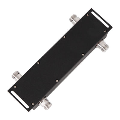 Interface híbrida N-F personalizada Combinador híbrido acoplador 2 em 2 de 698-4000MHz cinza