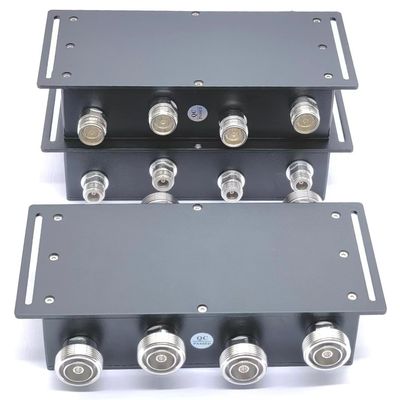 Pacote Peso Bruto 2.000kg Combinador híbrido acoplador híbrido 4 em 4 fora 617-3800MHz DIN-F