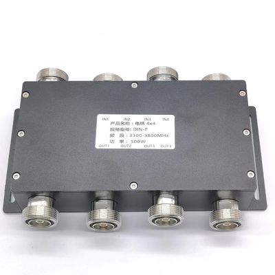 Combinador híbrido acoplador híbrido 4 em 4 de 698-3800MHz DIN-F com interface DIN-F