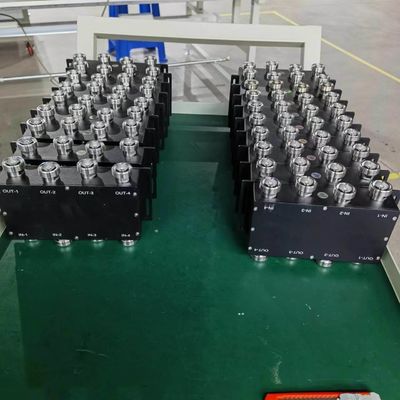 Combinador híbrido acoplador híbrido 4 em 4 de 698-3800MHz DIN-F com interface DIN-F