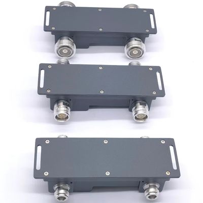 2 em 2 fora N-F Das acoplador híbrido para edifício 698-4000MHz cinza/vermelho/preto/customizado