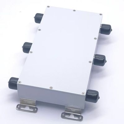 Personalizado 698-3800MHz 3 em 3 fora Conector híbrido de telecomunicações sem fio em preto