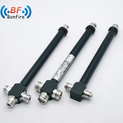 Splitters de energia RF de 2 vias pretas 698-3800MHz Splitters de divisão de energia com conector SMA