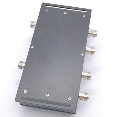 125dbc NF RF acoplador híbrido passivo RF combinador híbrido 4 em 2 fora 698-3800MHz N-F
