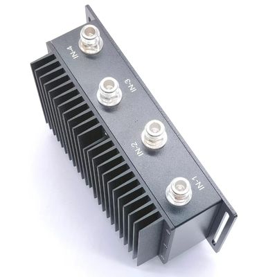 125dbc NF RF acoplador híbrido passivo RF combinador híbrido 4 em 2 fora 698-3800MHz N-F