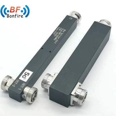 Personalizado amplamente utilizado 2 Way N-Female Power Splitter para segurança pública VHF 698-3800MHz