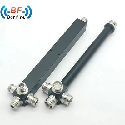 50W Diretamente 698-3800MHz 2 Way Power Splitter N Conector feminino IP60 para Ibs Bts e Das