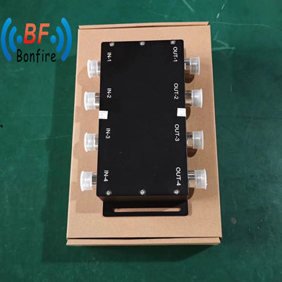 Combinador de RF 698-3800MHz banda larga 4 em 4 3dB acoplador híbrido N Feminino para o desempenho